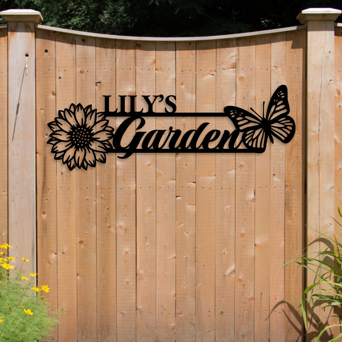 Personalized Garden Sign | Custom Metal Art & Home Decor | Made In USA ...