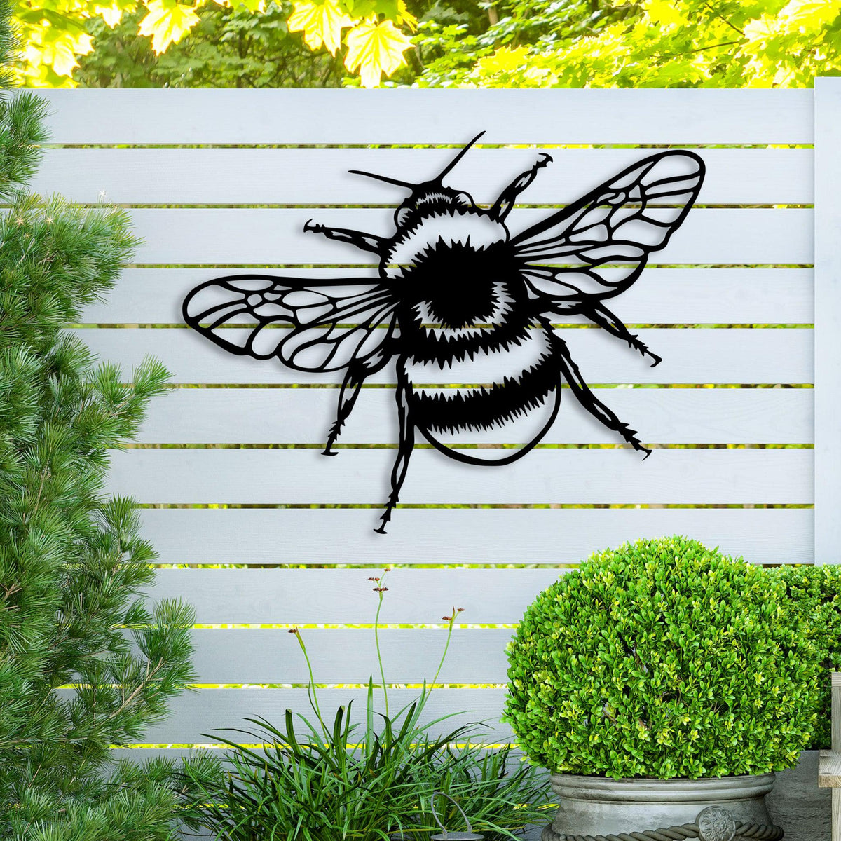 Bee Garden Art, Metal Wall Art & Home Decor