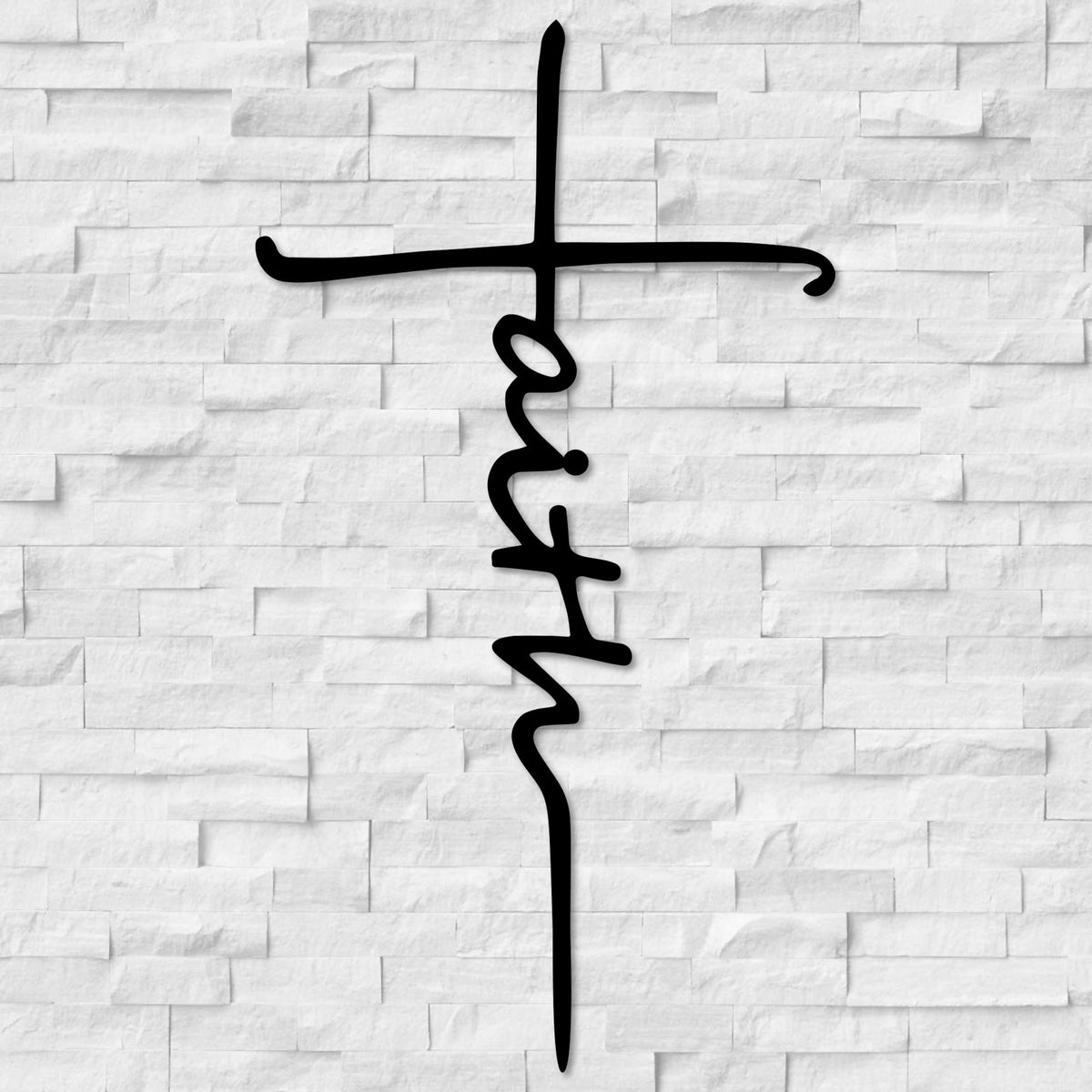 Faith Cross Wall Art Metal Decor & Home Accents Made In The USA K