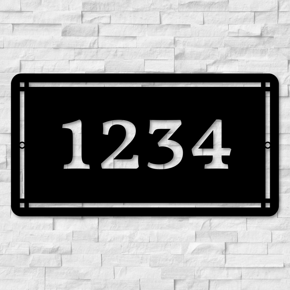 Custom Metal Address Signs For Your Home Or Business Made in the USA K&S Design Elements