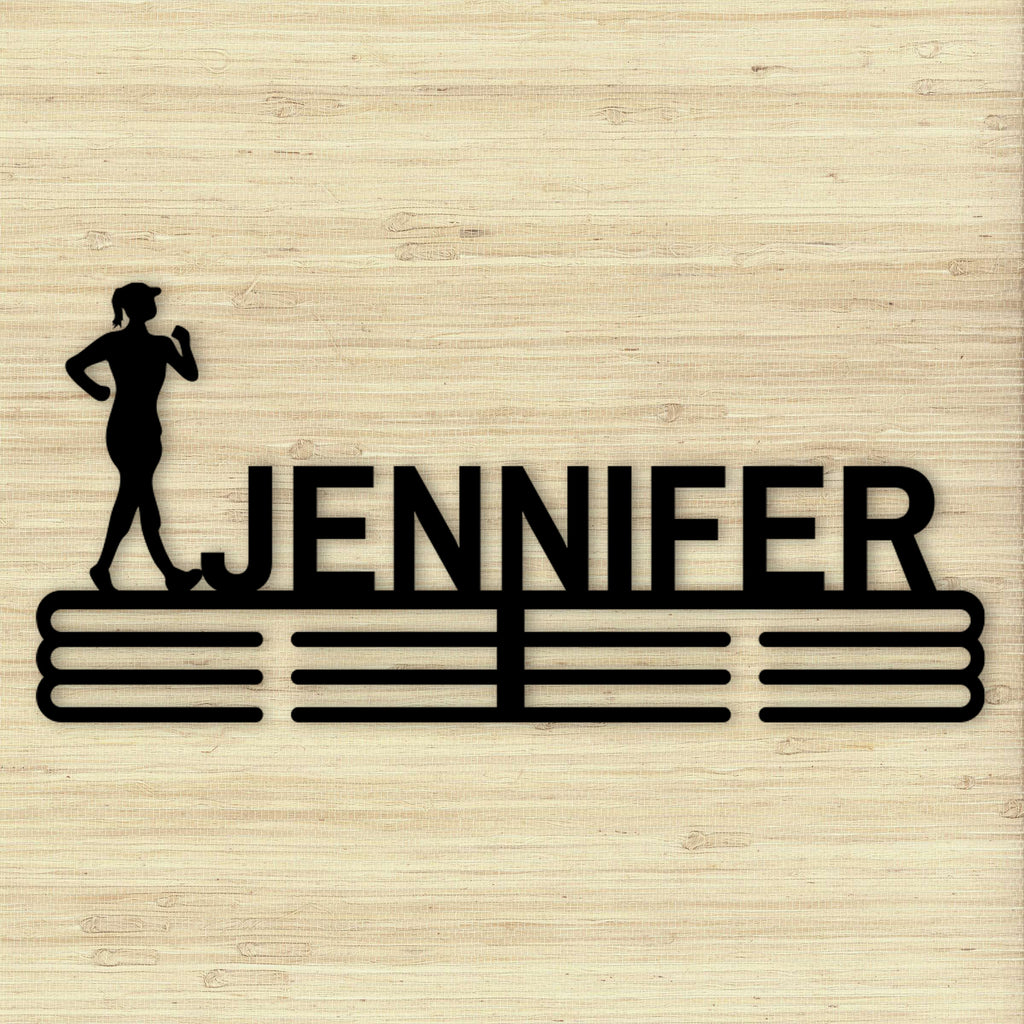 Female Walker Custom Medal Hanger