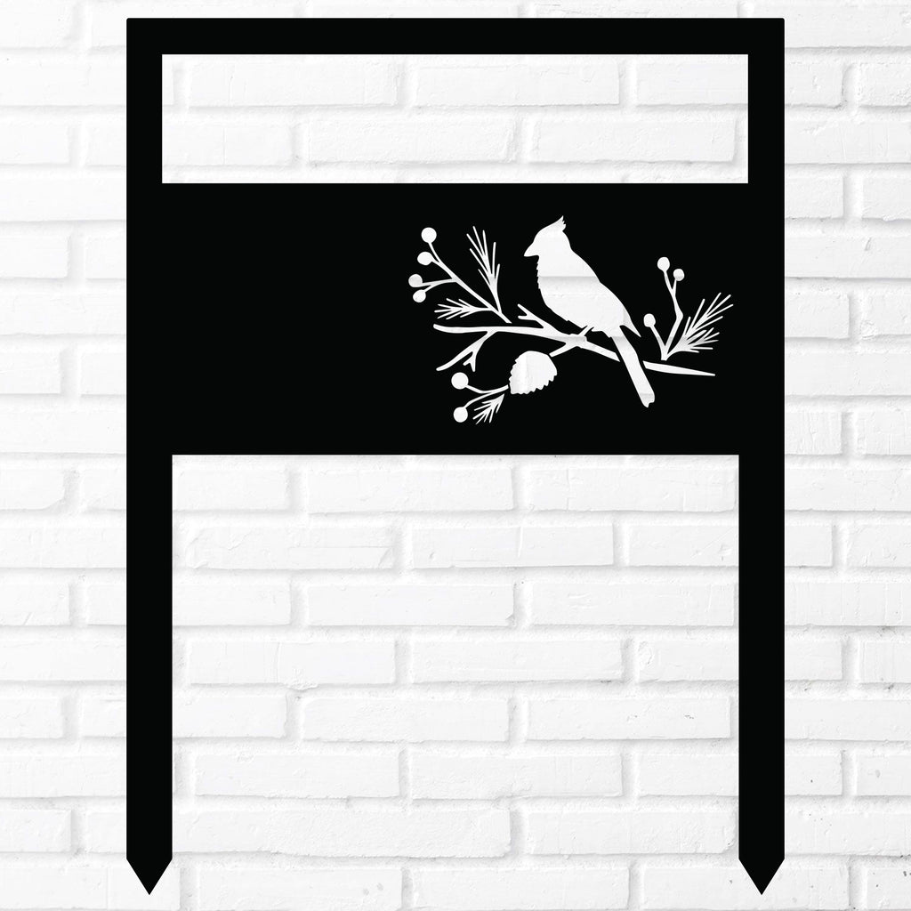 Custom Cardinal Address Sign | Metal Garden Art | Made in the USA | K&S ...