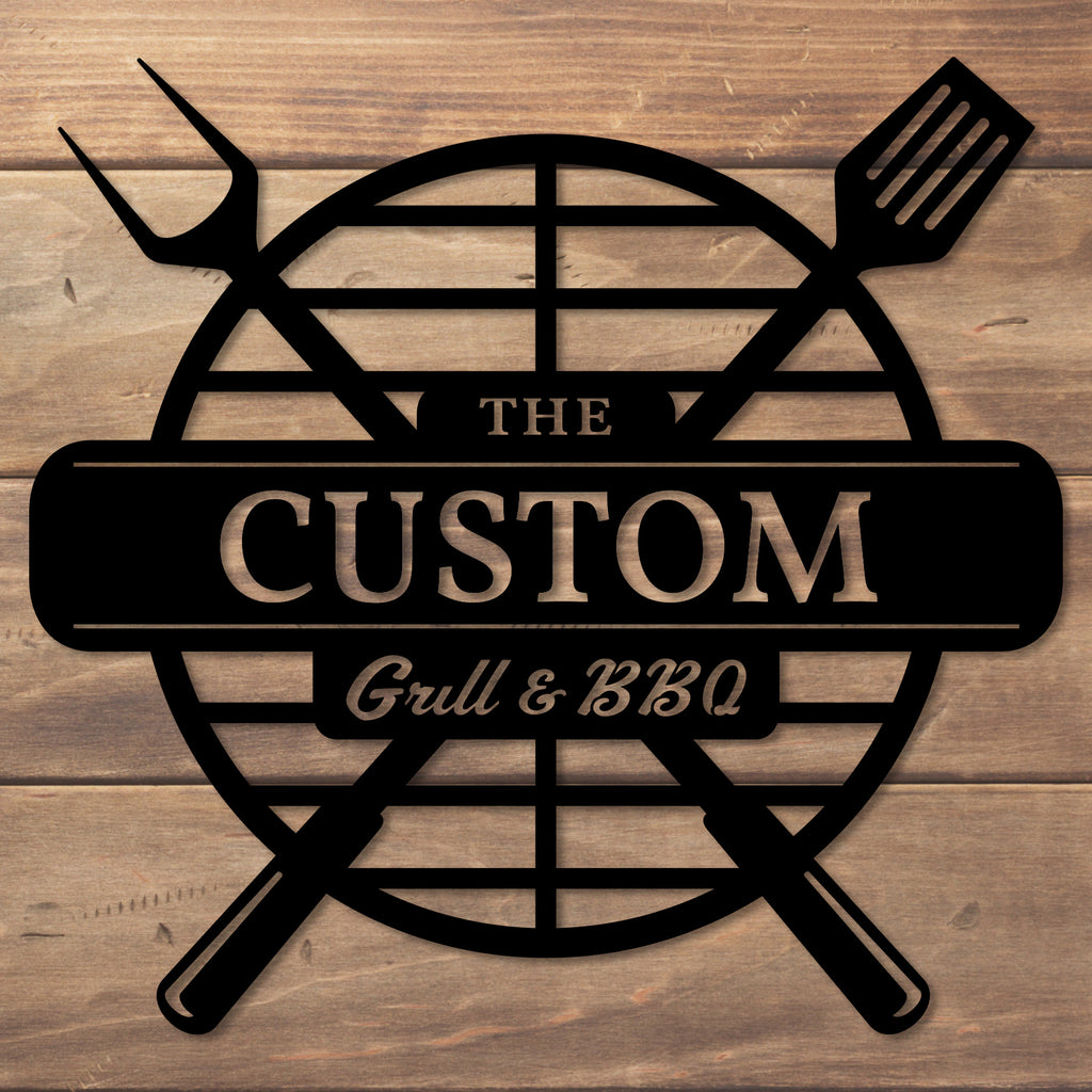 Custom Grill and BBQ Sign