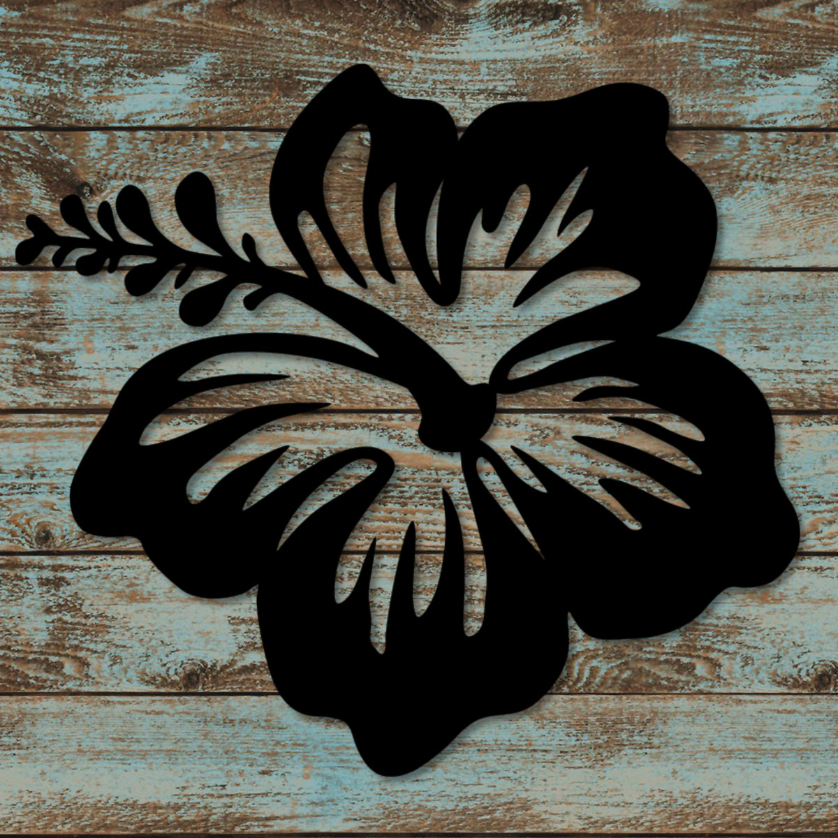 Hibiscus Metal Wall Art | Metal Garden Decor | Made In The USA | K&S ...