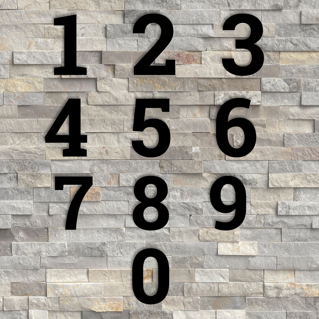 Custom Metal Numbers | Made in the USA. | K&S Design Elements