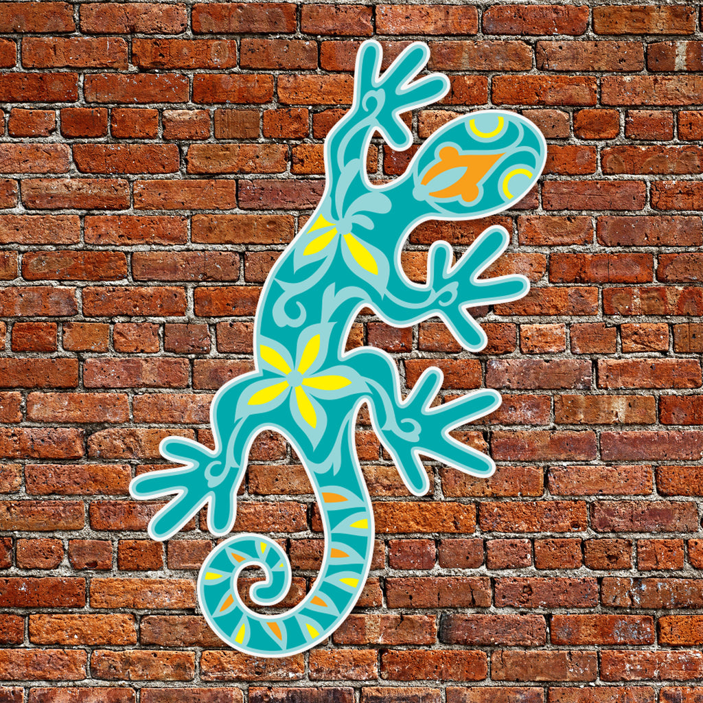 Color Gecko Metal Wall Decor 2