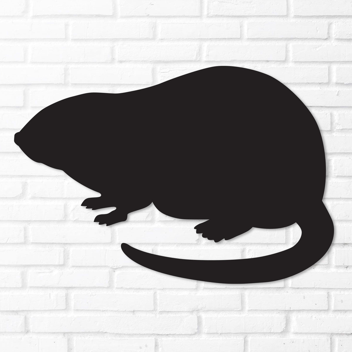 Muskrat Sticker Cats Wall Art | Metal Signs & Pet Decor | Made In The USA | K&S Design ...
