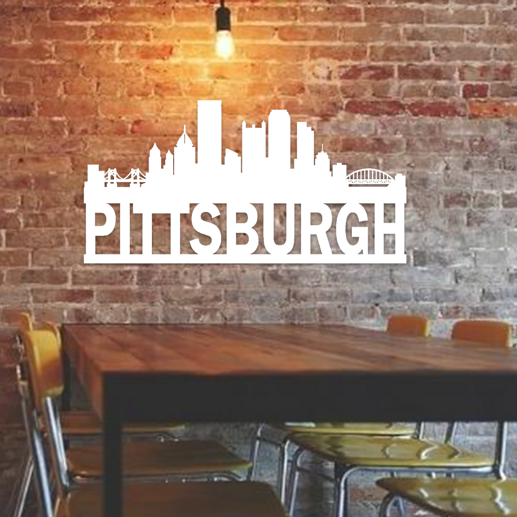 Pittsburgh Skyline Metal Wall Art