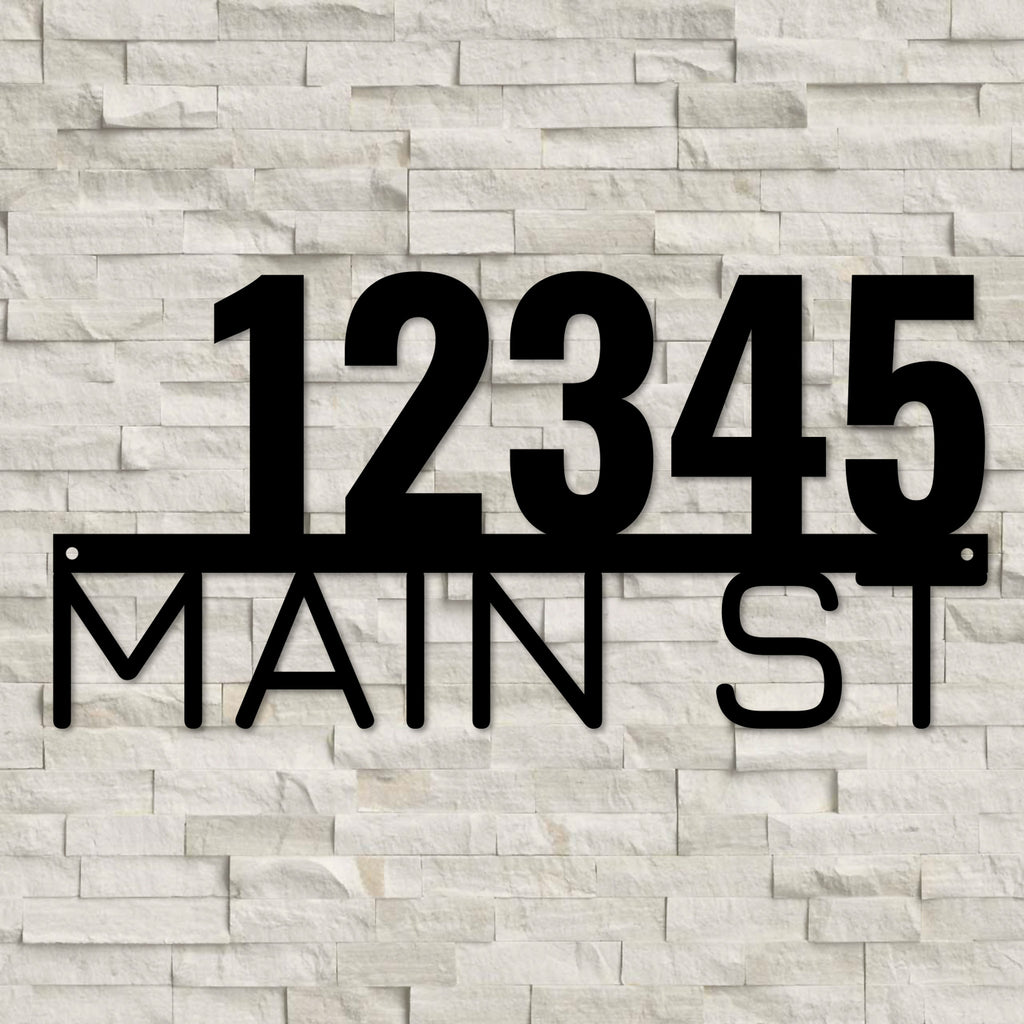 K&S Design Elements | Custom Metal Address Signs | Made in the USA | K ...