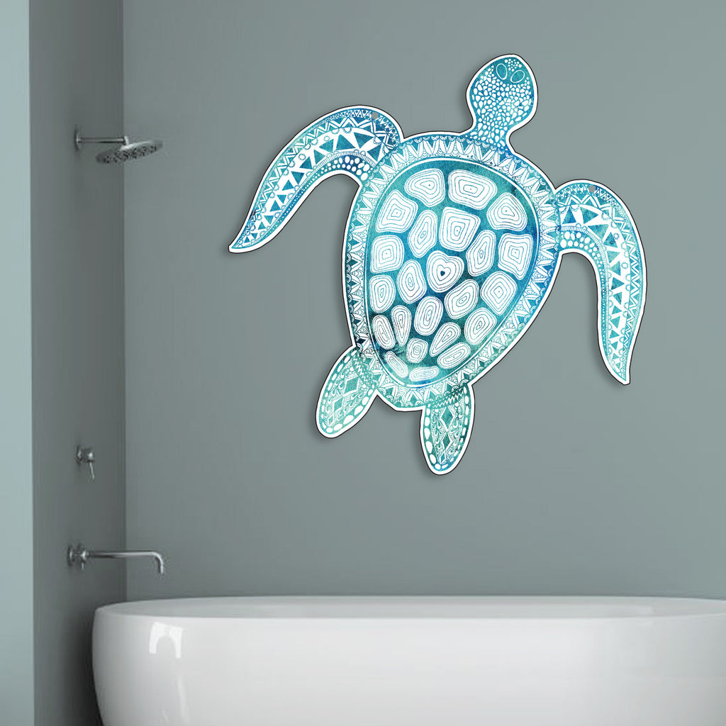 Sea Turtle Colorful Wall Art