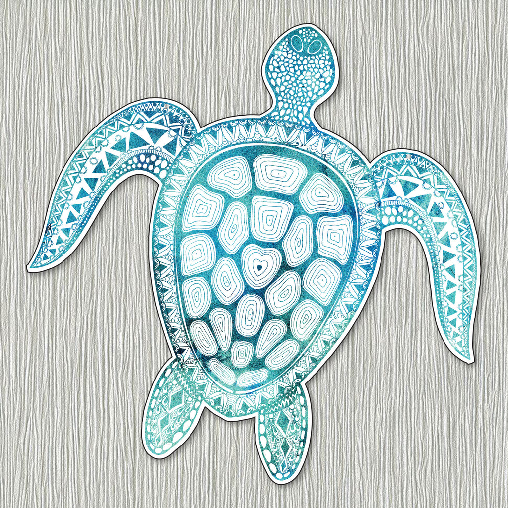 Sea Turtle Colorful Wall Art