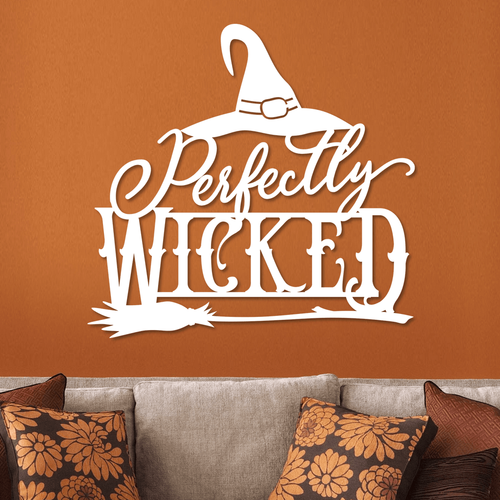 Perfectly Wicked Metal Wall Decor