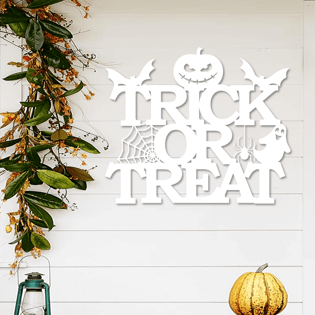 Trick or Treat Metal Wall Decoration