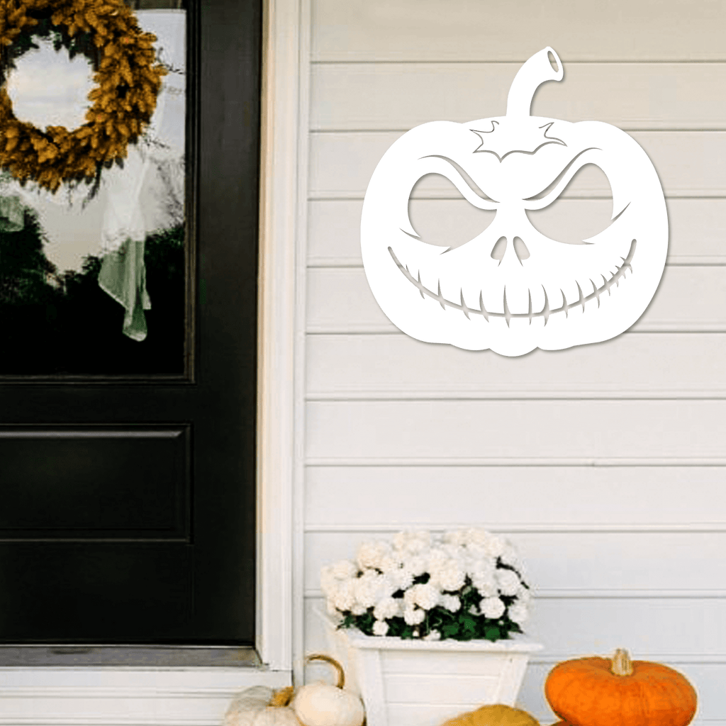 Halloween Pumpkin Metal Wall Decor