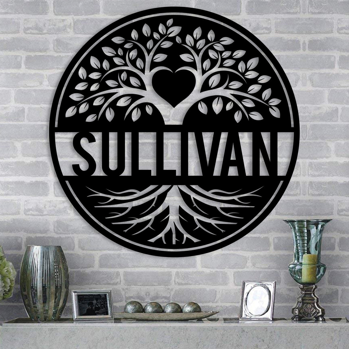 Custom Family Tree Wall Art | Personalized Home Decor & Monograms | K&S ...