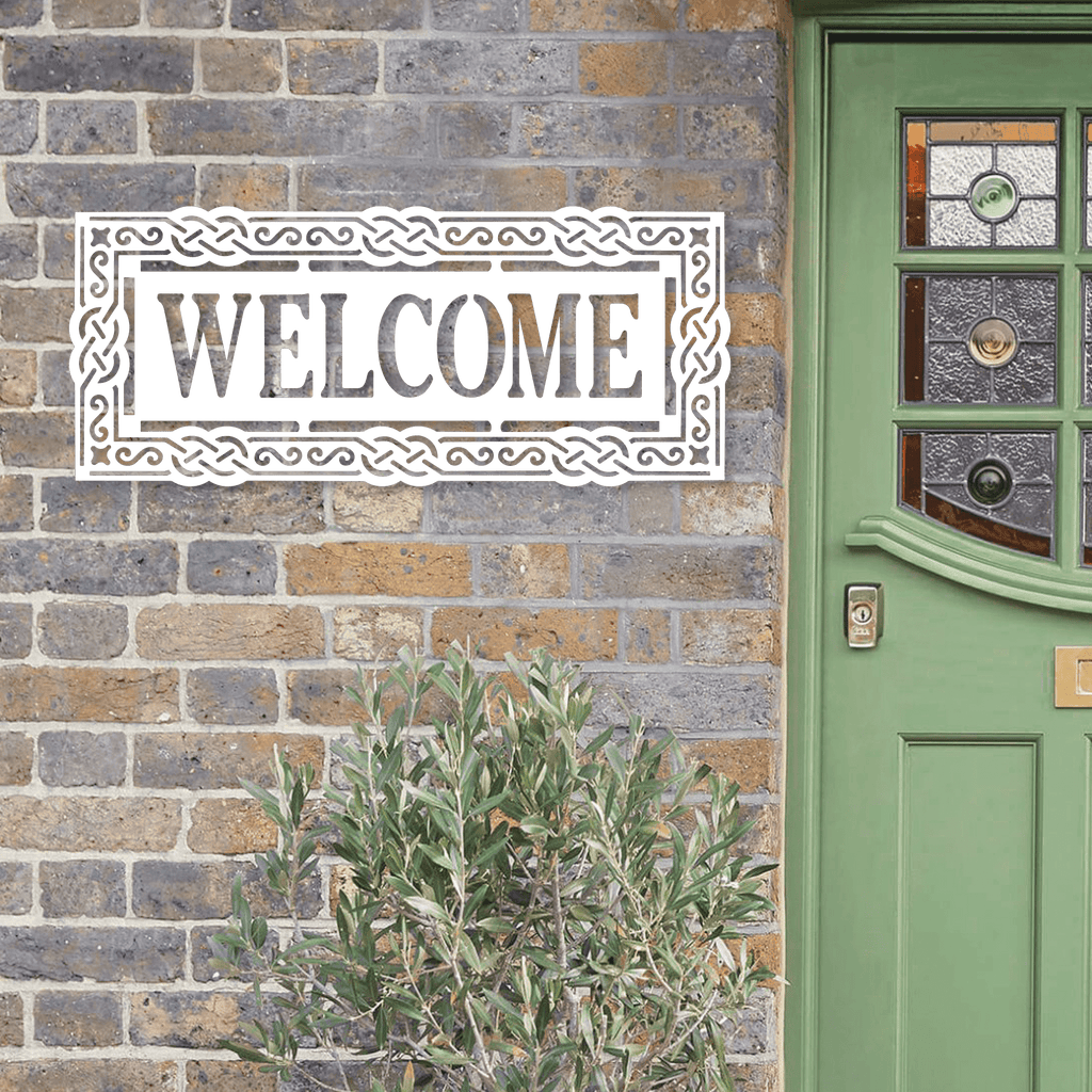 Celtic Welcome Sign