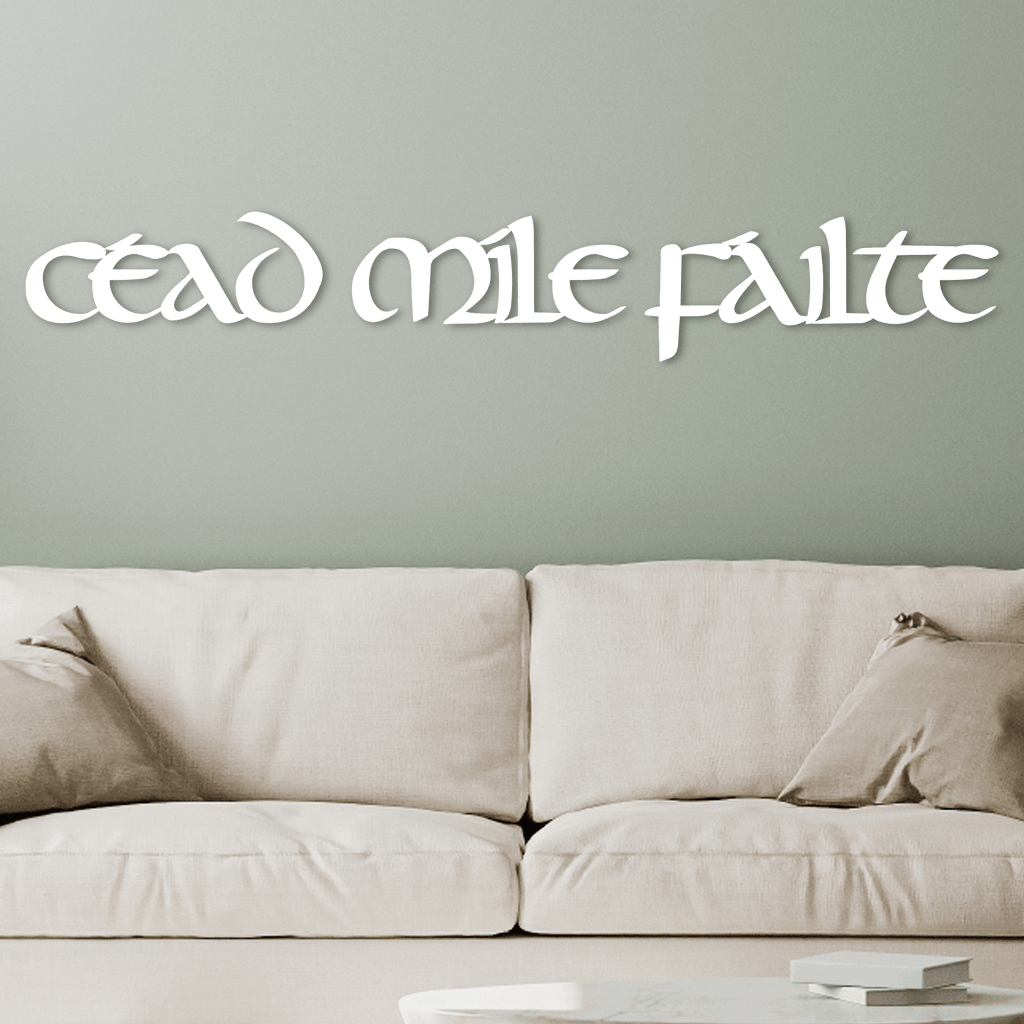 Cead Mile Failte Wall Art | Celtic & Irish Decor | Made In The USA | K ...