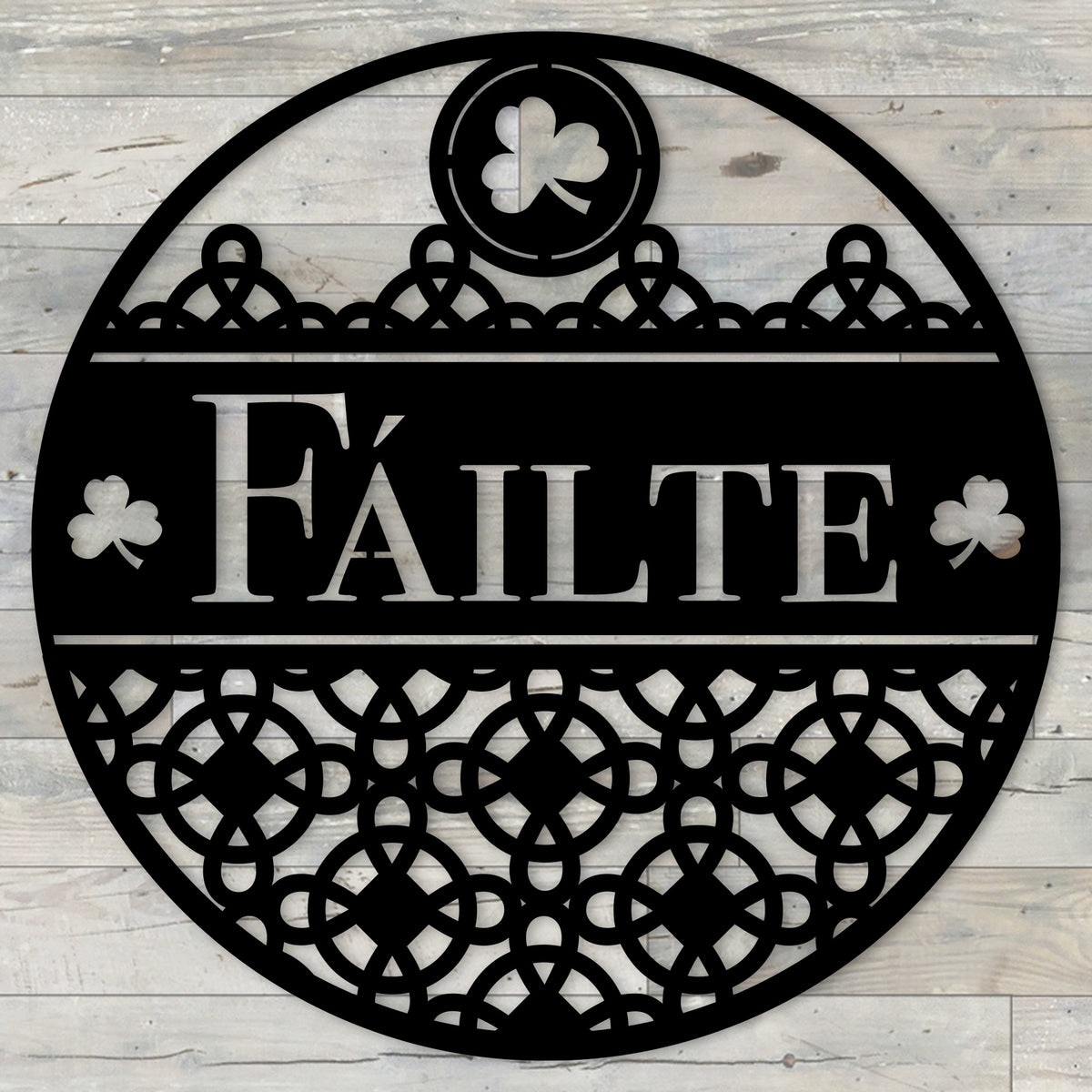 Failte Sign | Irish Welcome Wall Art | Home Decor | Made In The USA | K ...