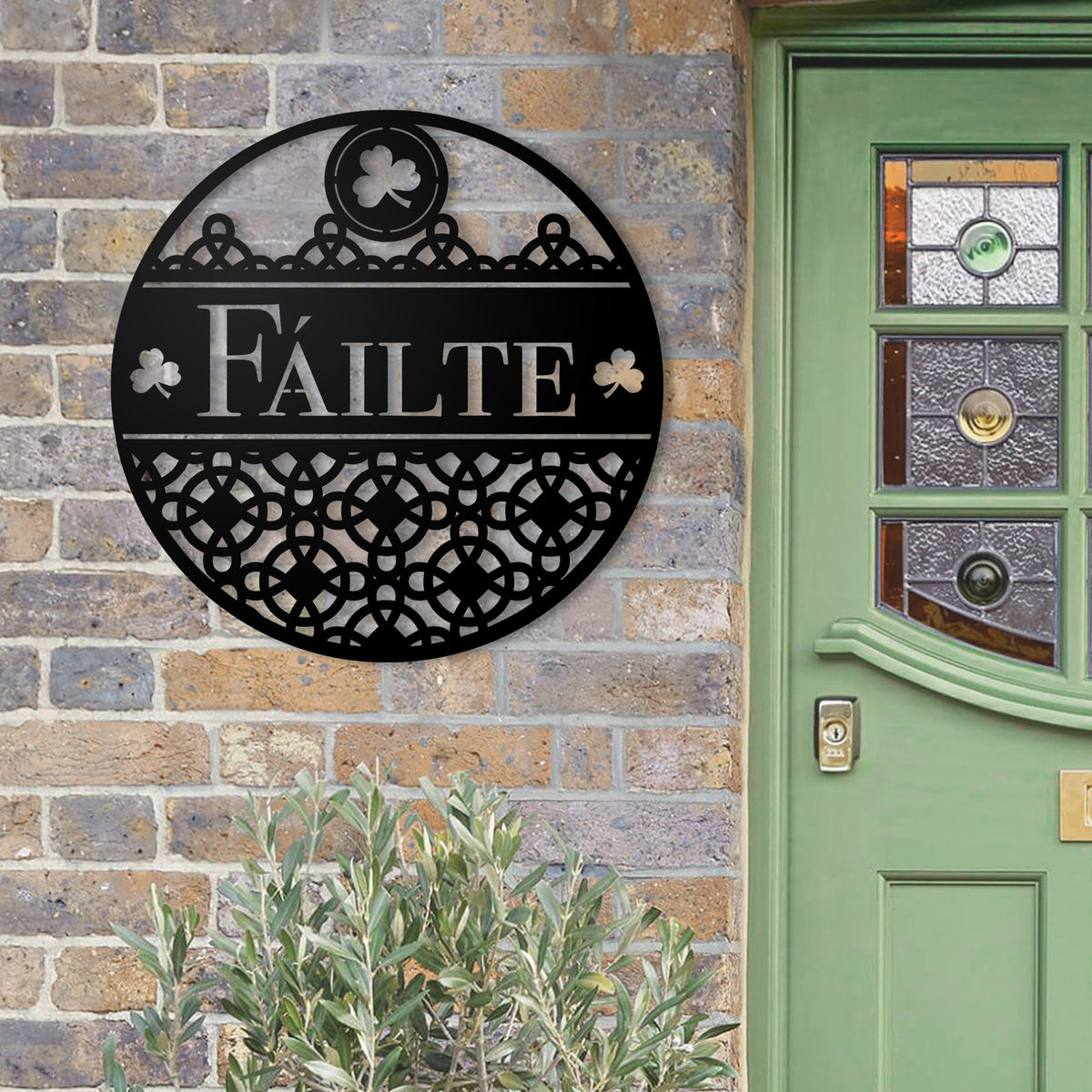 Failte Sign | Irish Welcome Wall Art | Home Decor | Made In The USA | K ...