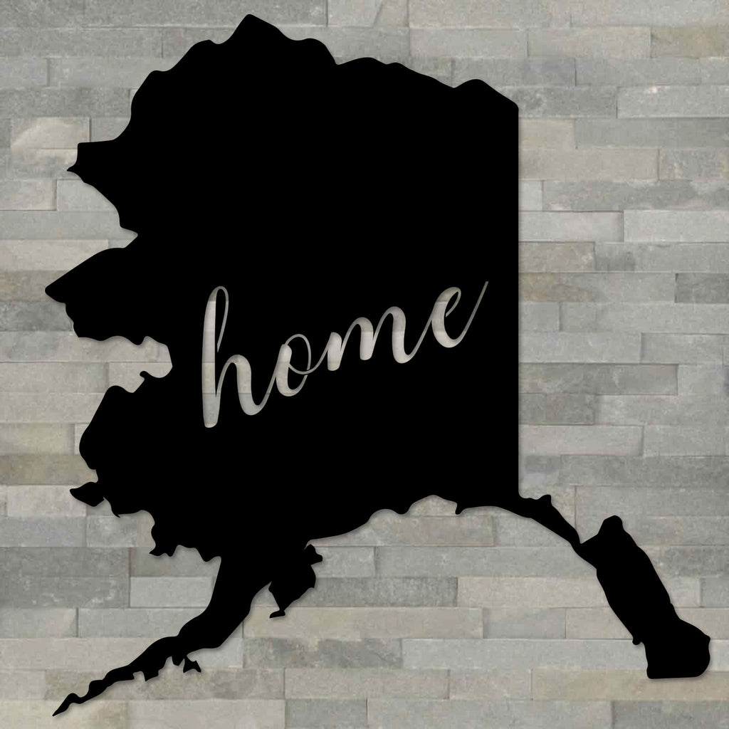 Alaska Home Metal Wall Art