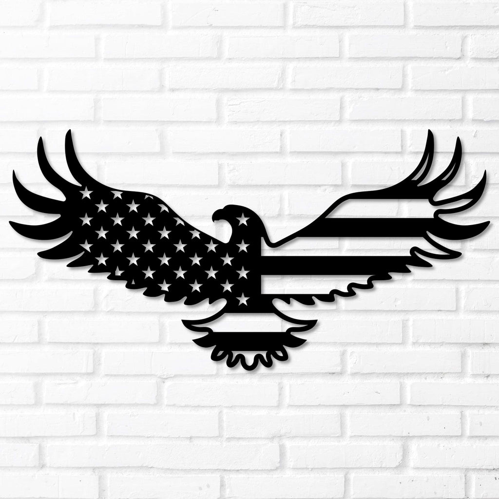 American Eagle & Flag Wall Art