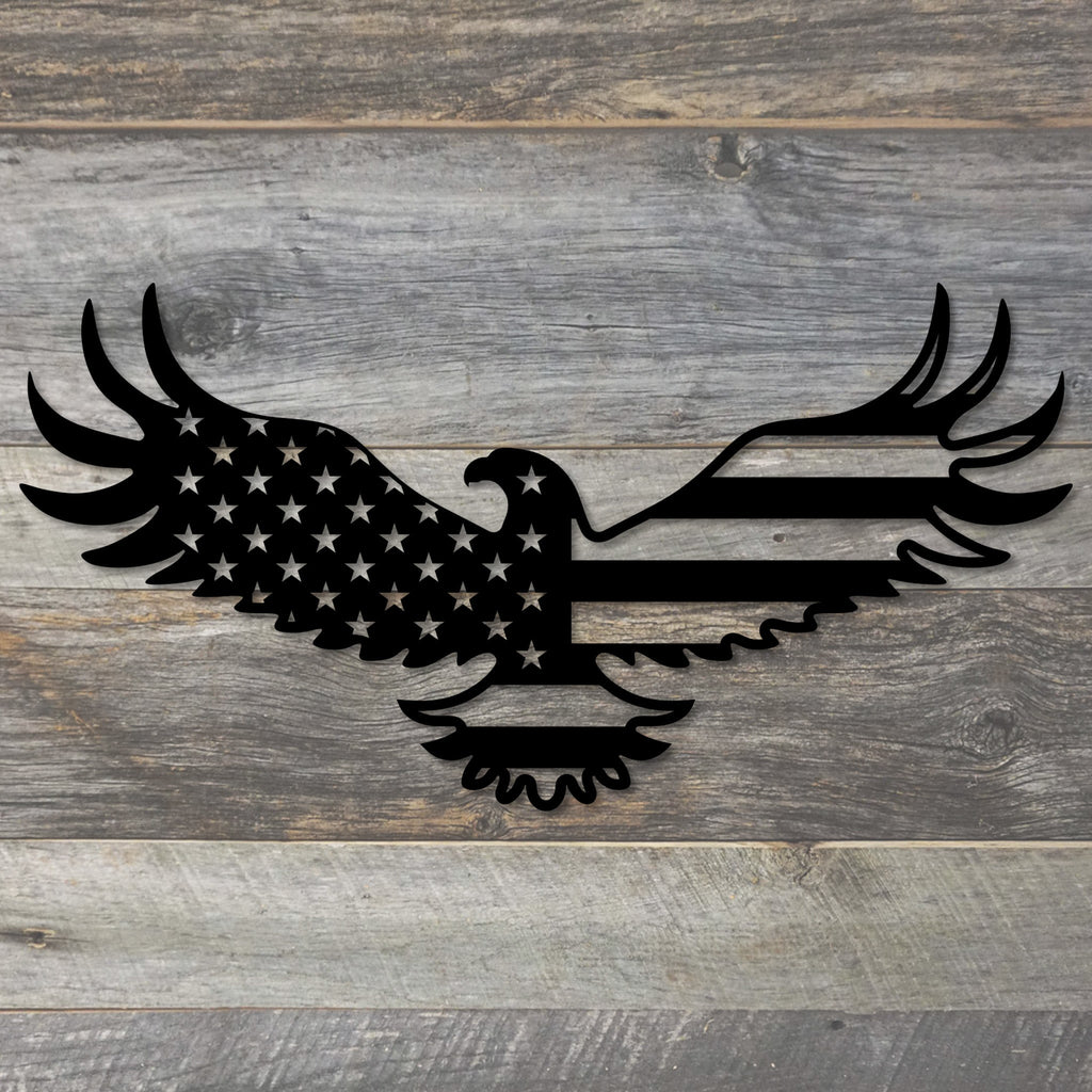 American Eagle & Flag Wall Art