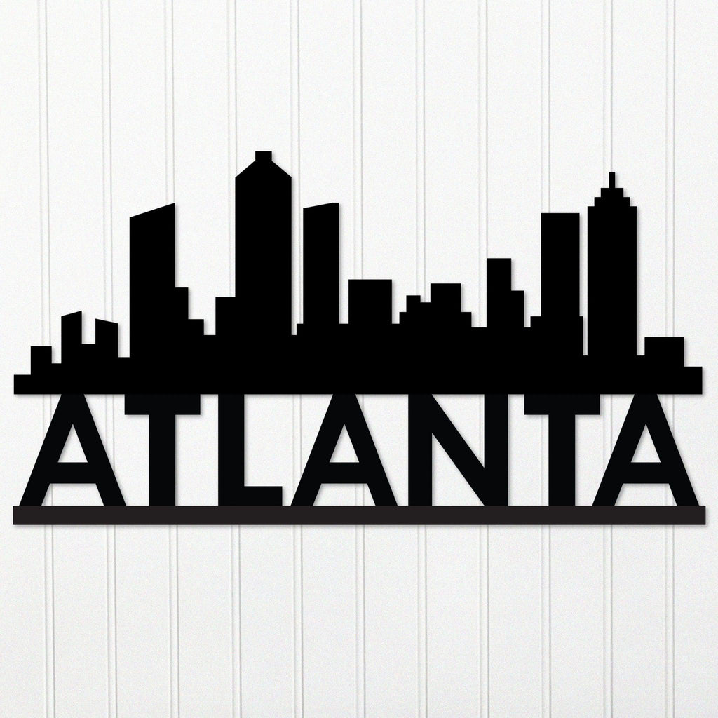 Atlanta Skyline Metal Wall Art