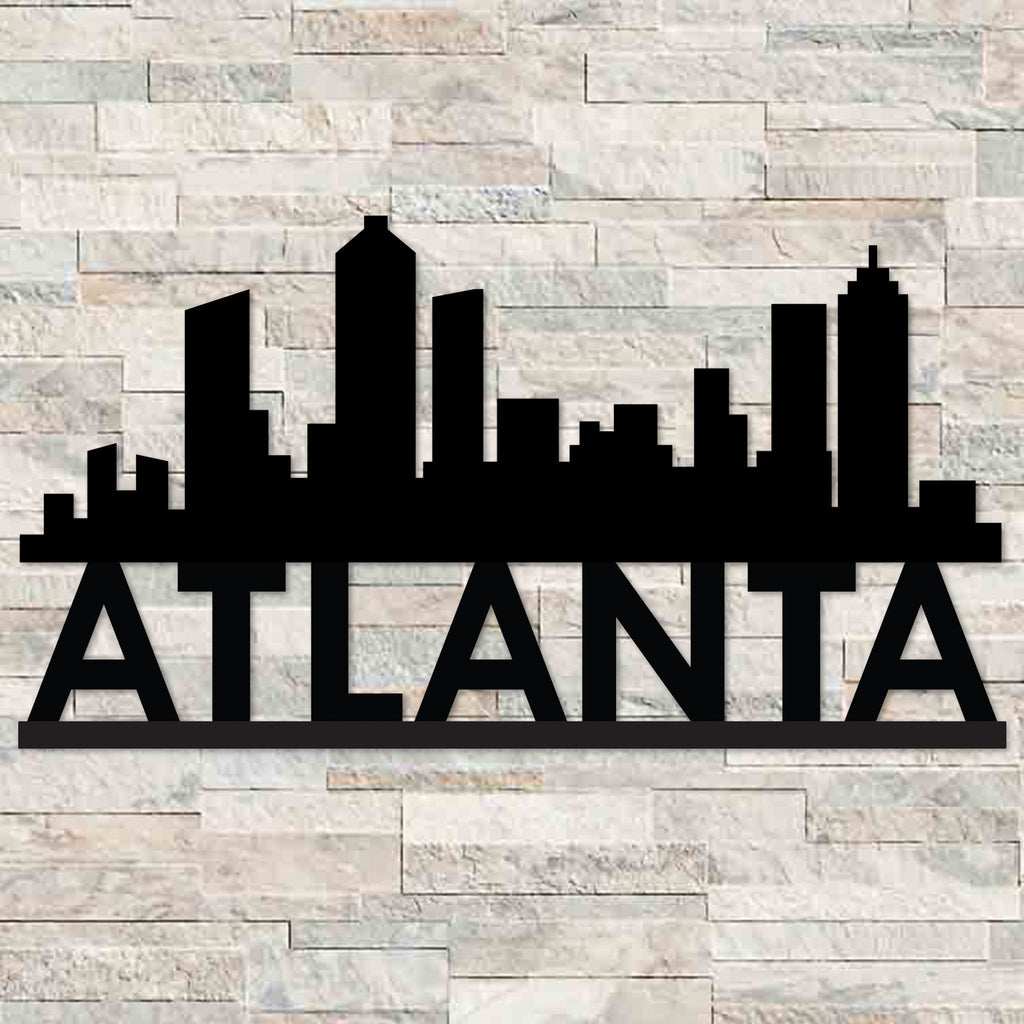 Atlanta Skyline Metal Wall Art