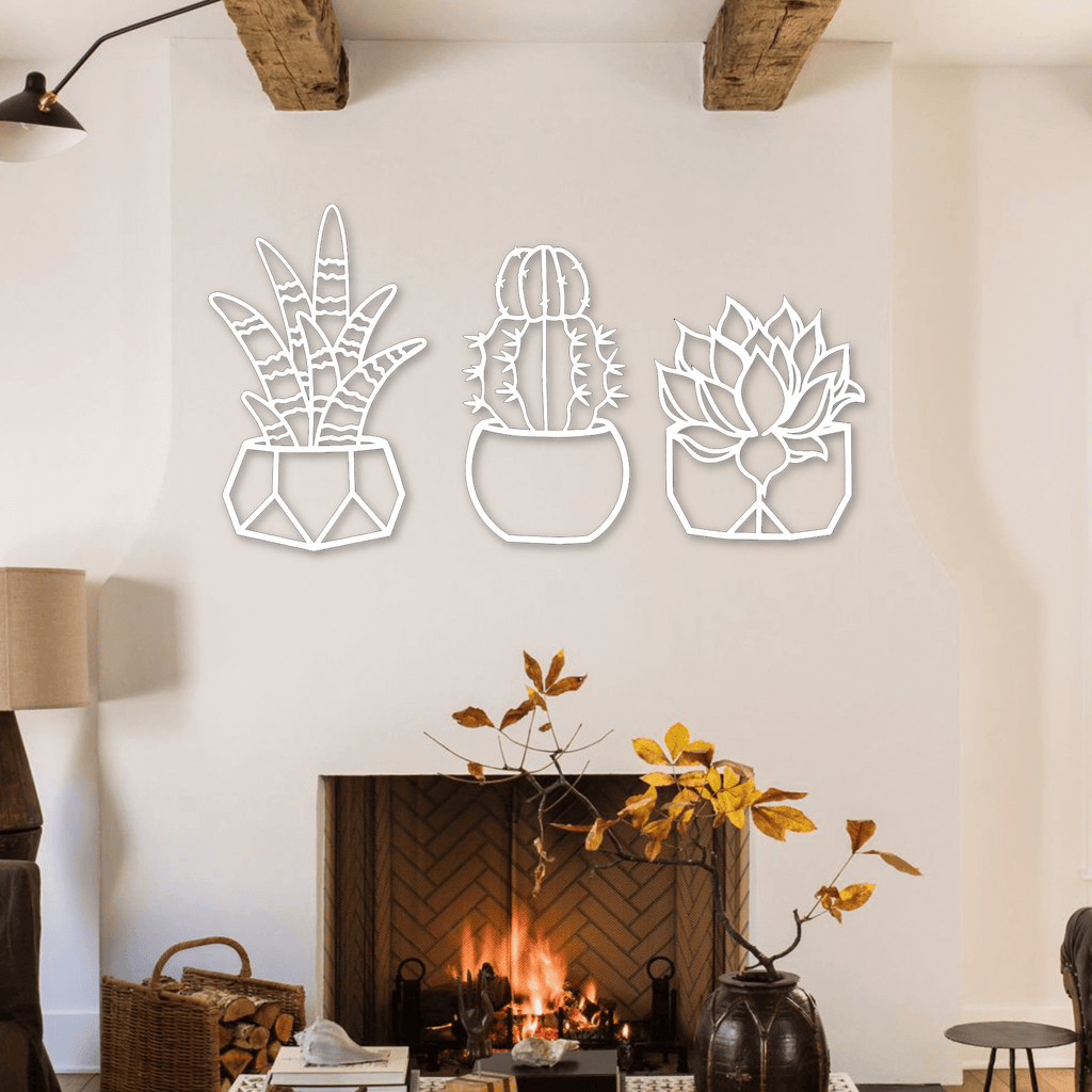 Southwest Decor Cactus Metal Wall Art Home Accents USA Made