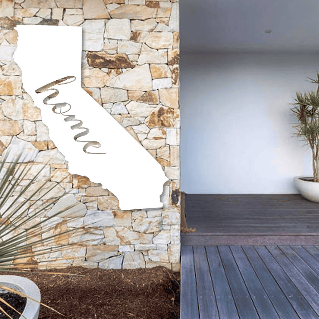 California Home Metal Wall Art
