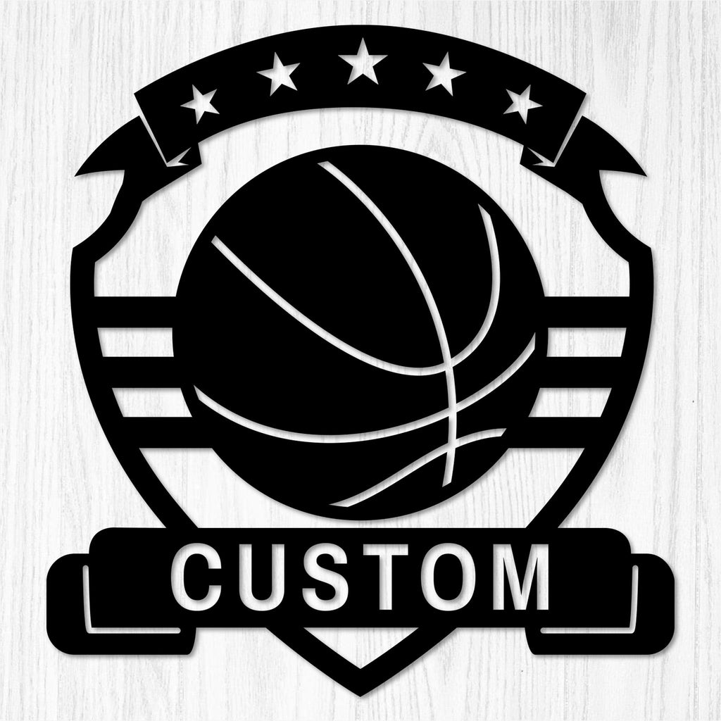 Basketball All-Star Custom Metal Art