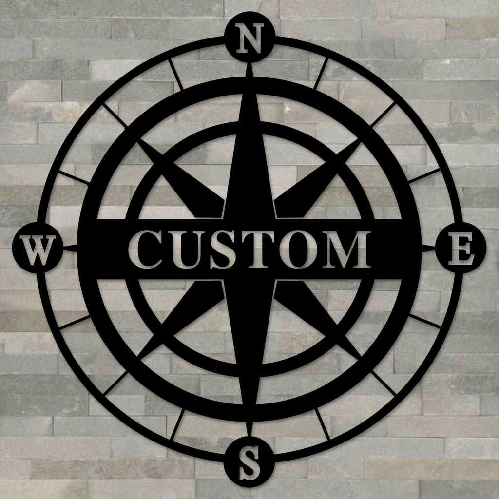 Custom Compass Wall Art