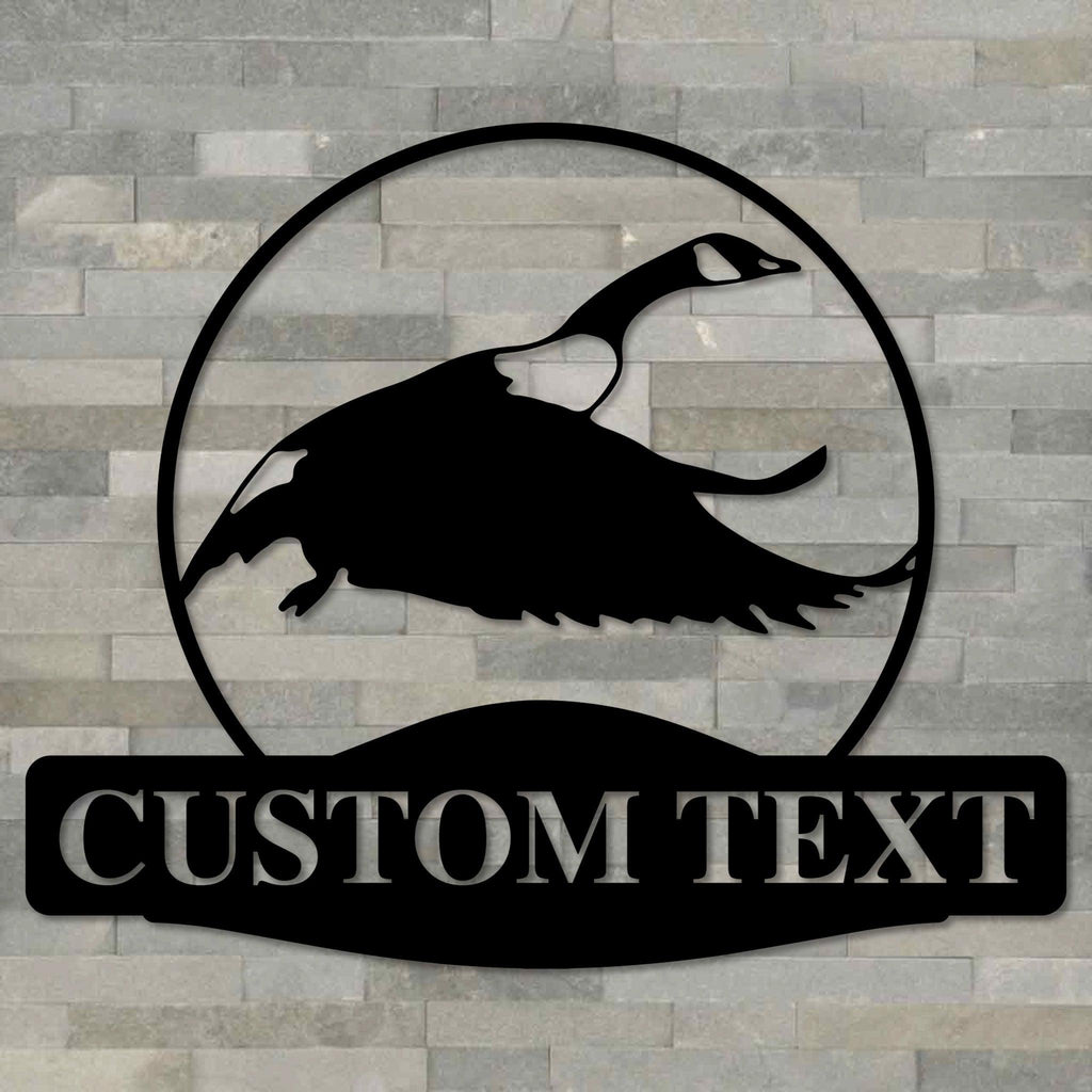 Custom Goose Metal Wall Art