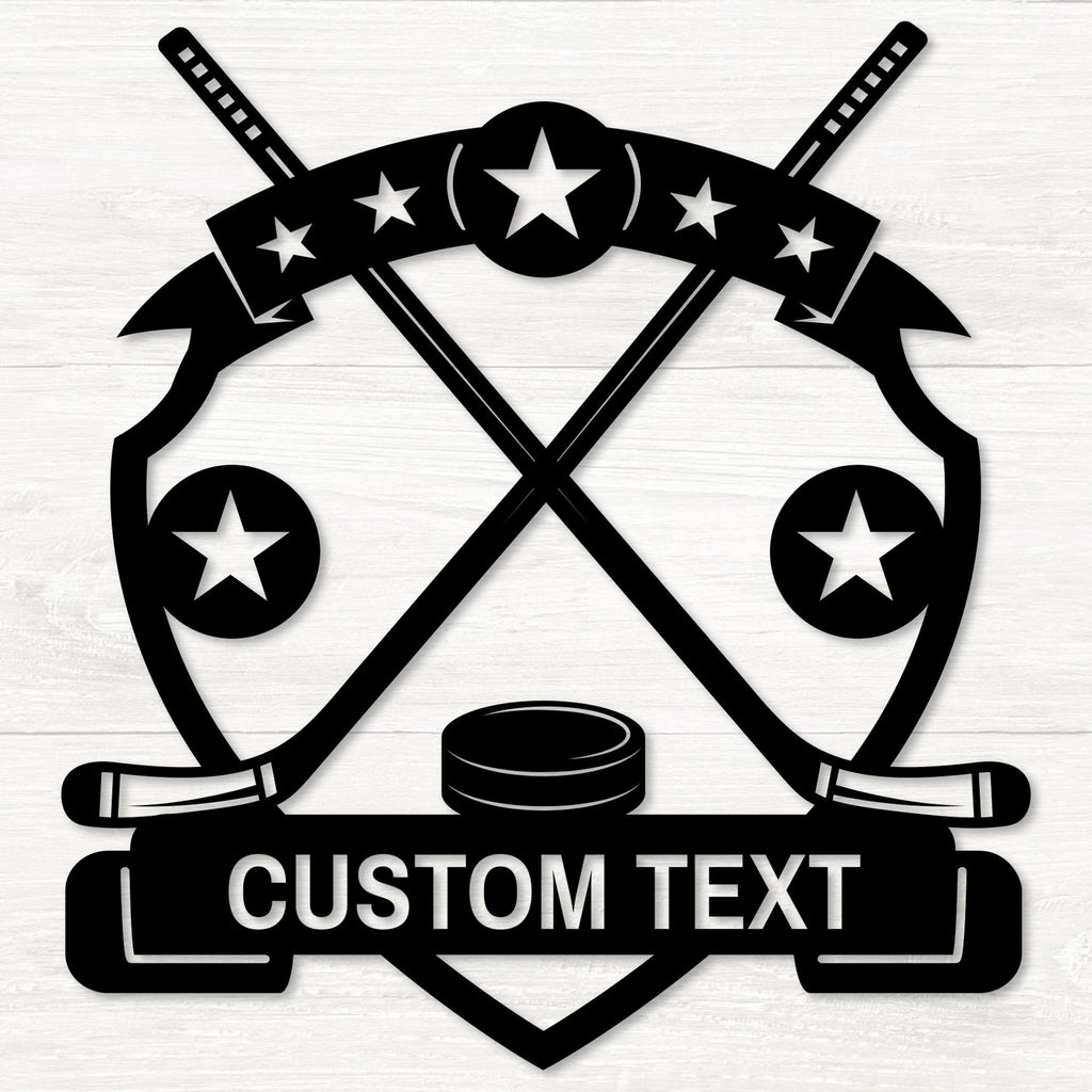 Hockey All-Star Custom Metal Wall Art