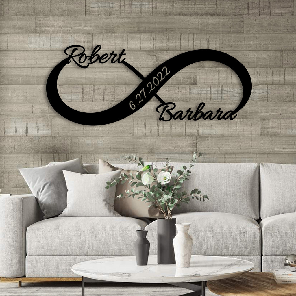 Custom Infinity Symbol Metal Wall Decor | Made in the USA | K&S Design ...