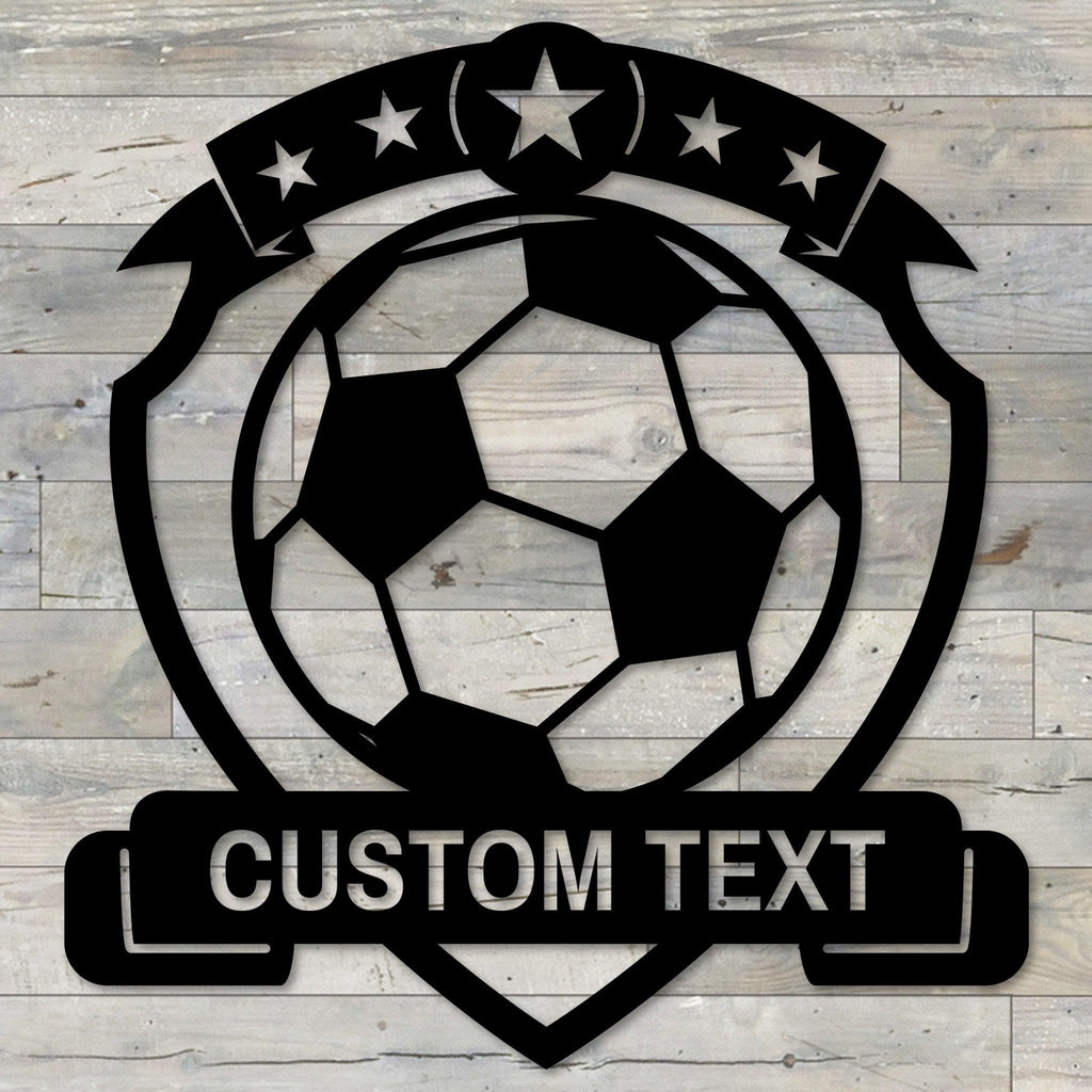 Soccer Decor All-Star Custom Metal Wall Art