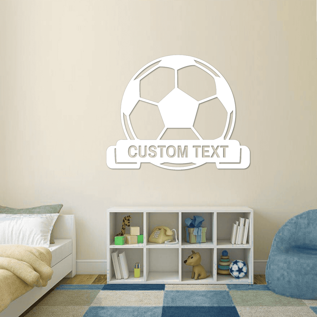 Soccer Ball Custom Metal Wall Art