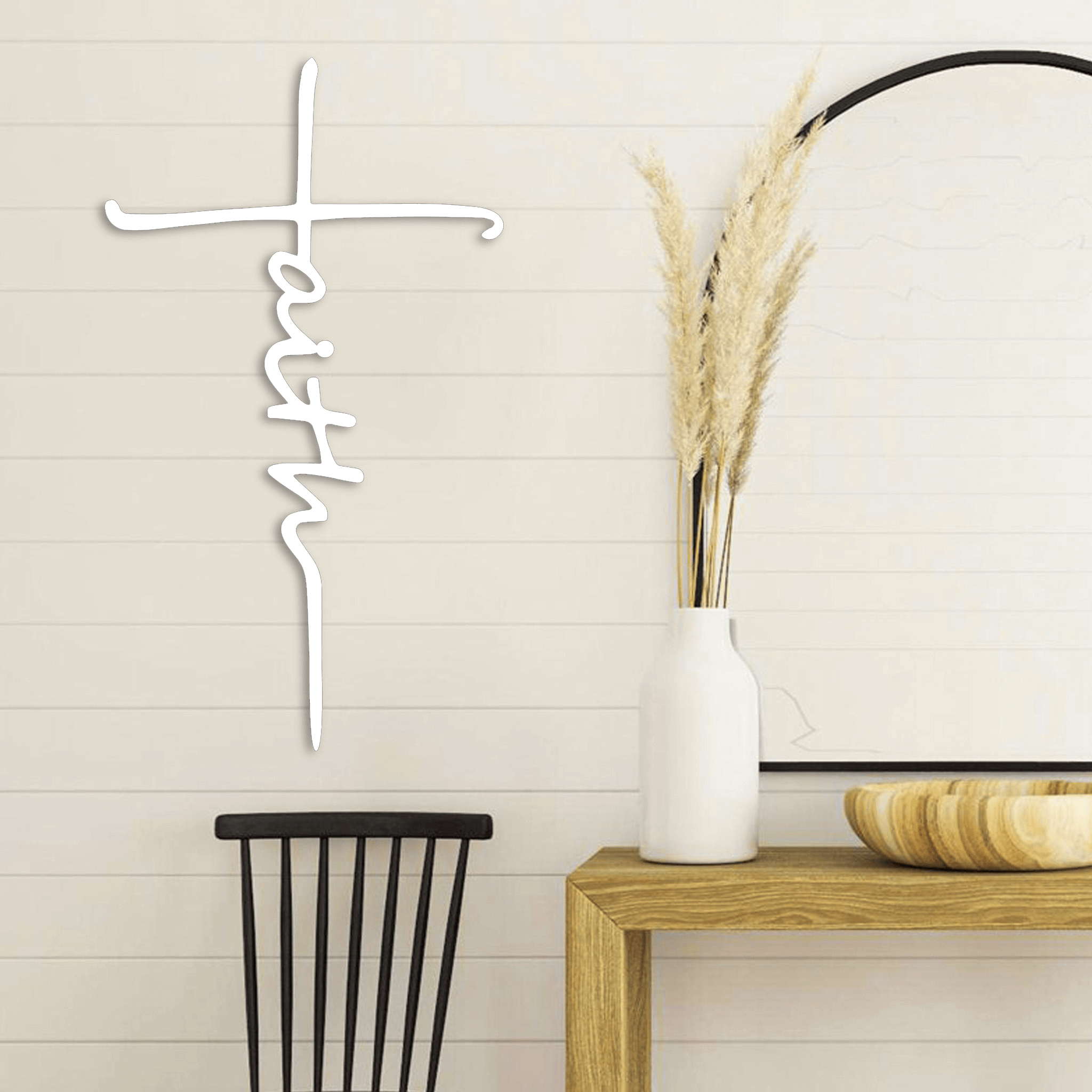Faith Cross Wall Art | Metal Decor & Home Accents | Made In The