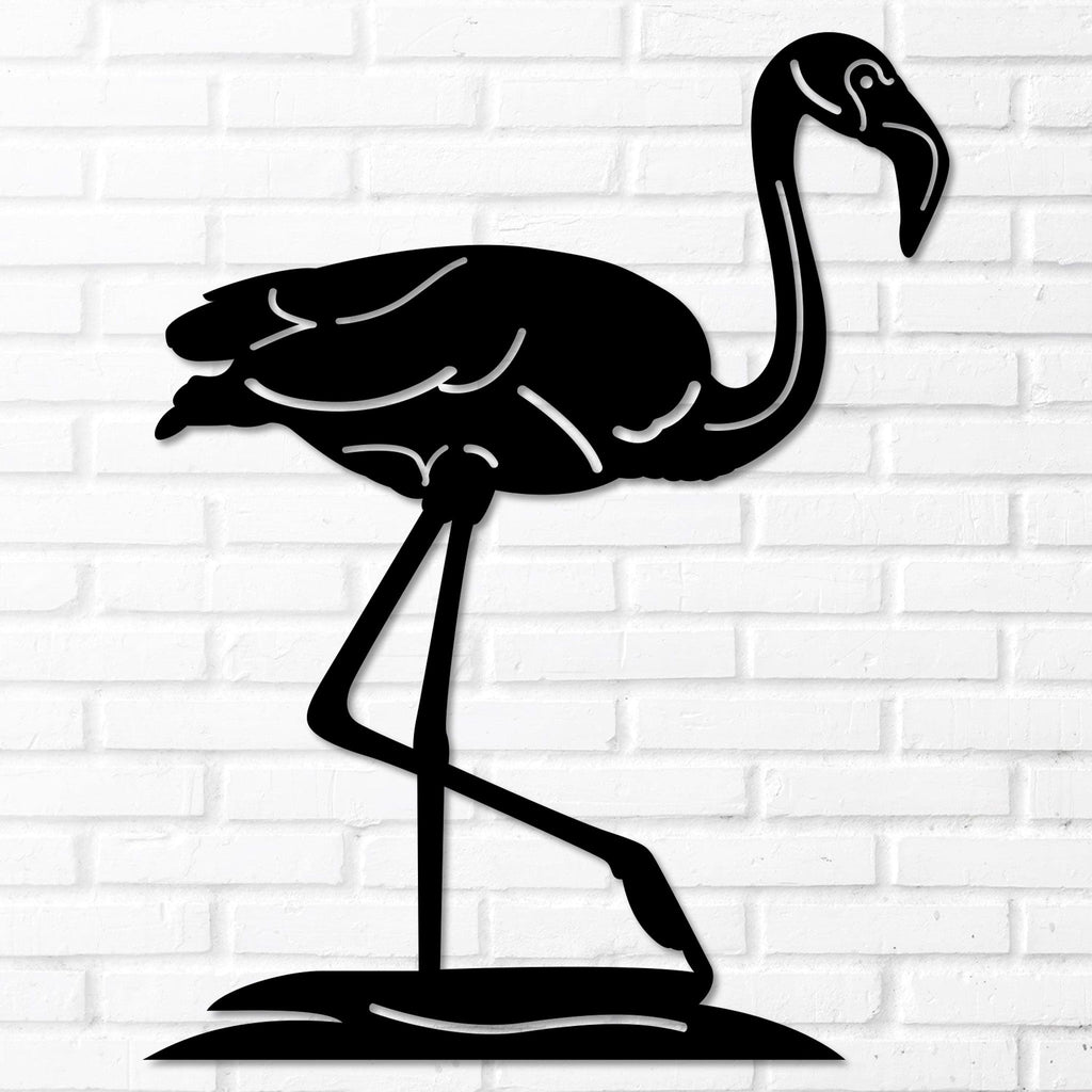 Flamingo Metal Wall Decor