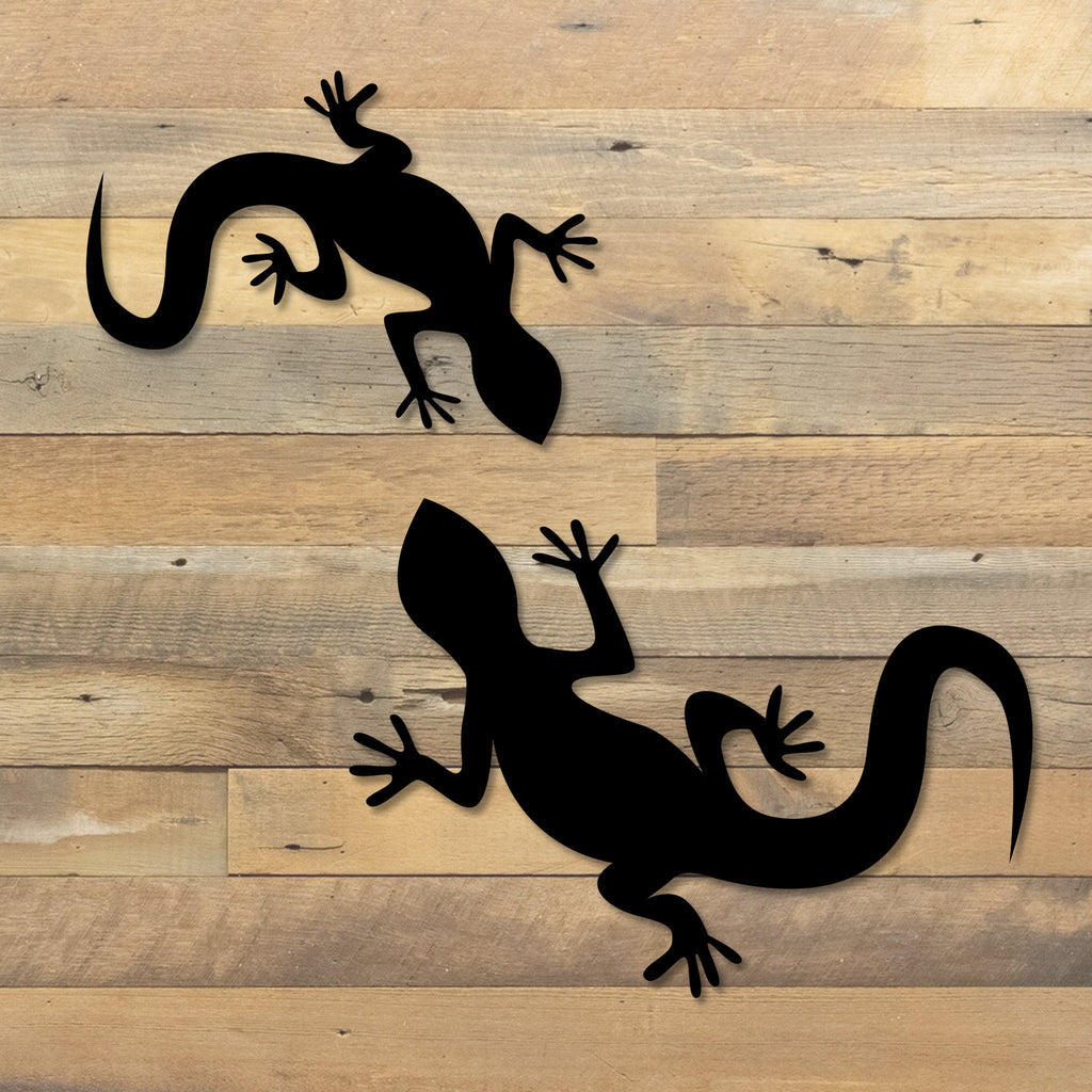 Geckos Metal Wall Decor