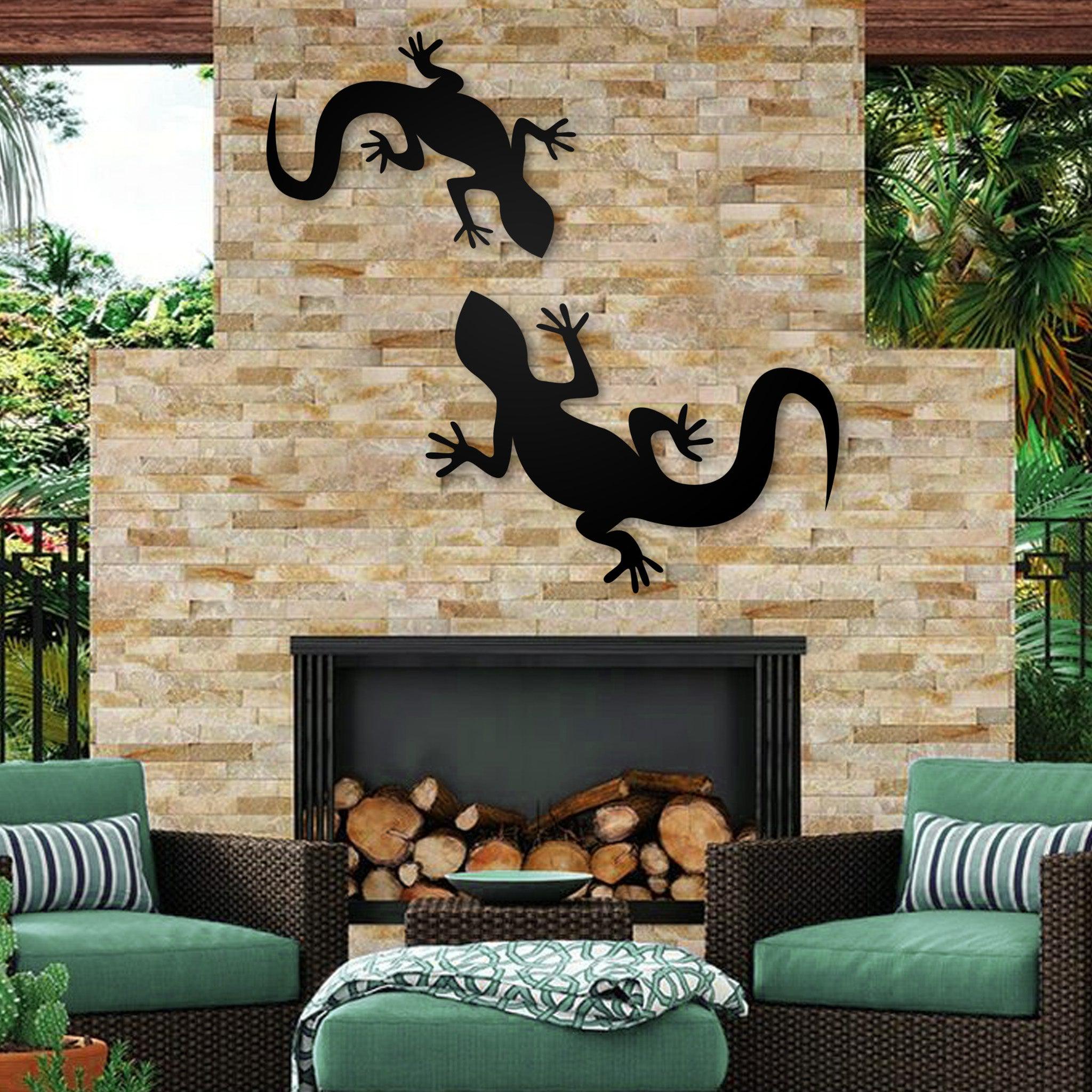 Gecko Wall Decor | Metal Wall Art \u0026 Home Decor | Made In The USA | K\u0026S  Design Elements, image size:2048x2048