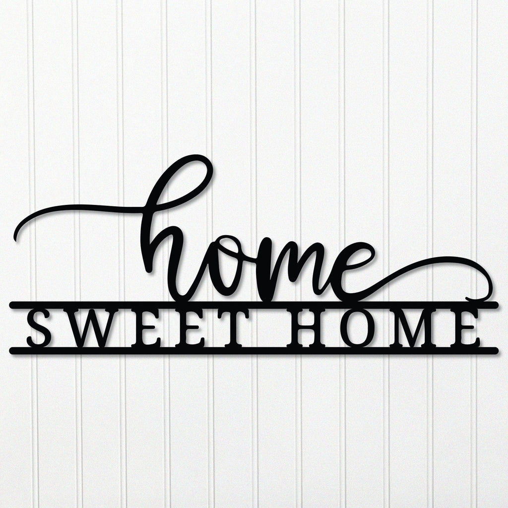 "Home Sweet Home" Metal Word Art 6