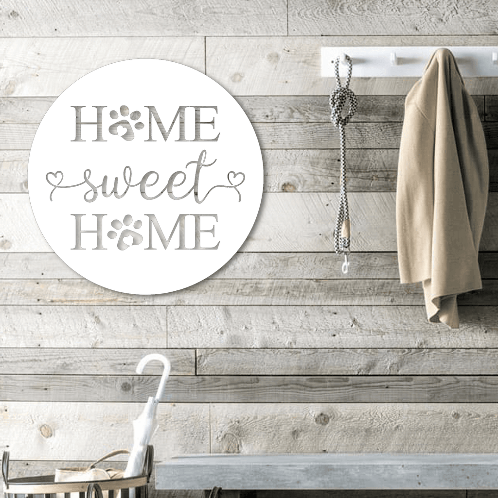 Home Sweet Home Paws Metal Wall Décor