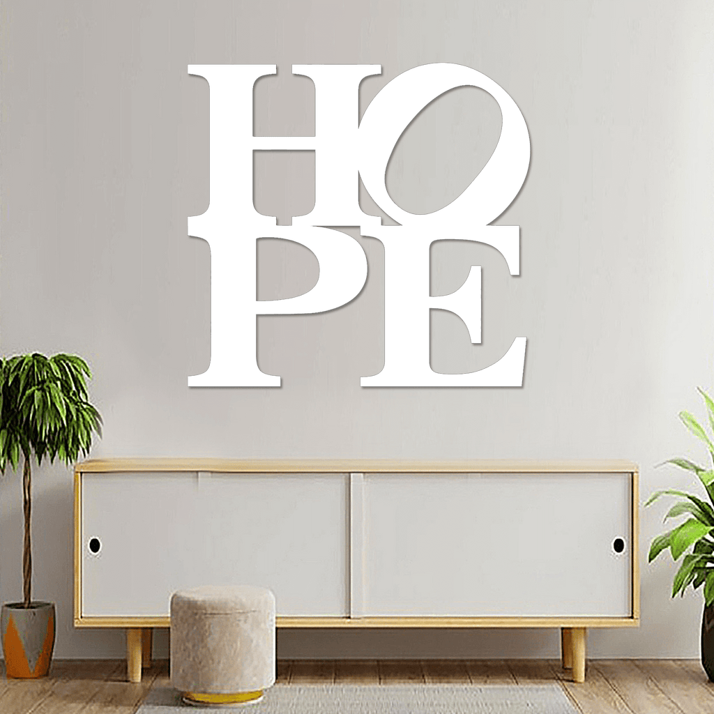 Hope Metal Wall Art