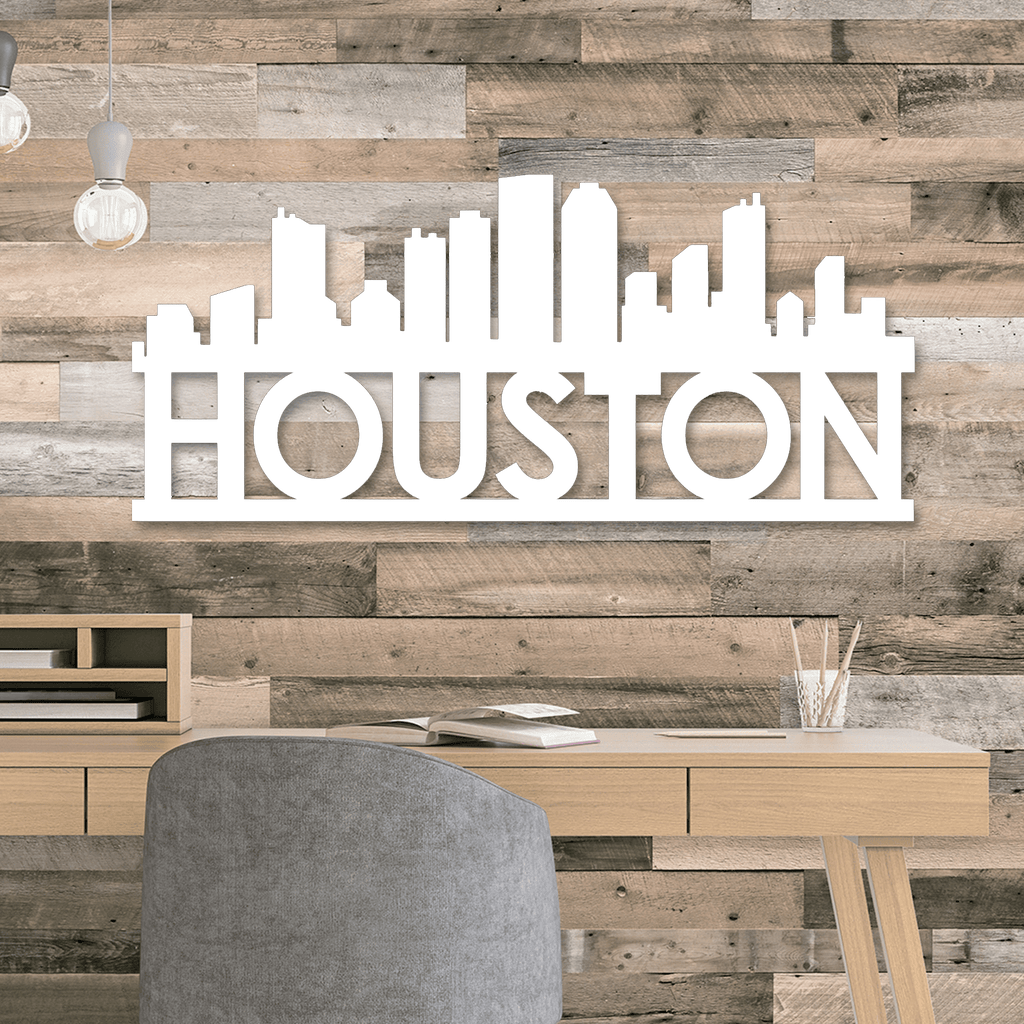 Houston Skyline Metal Wall Art
