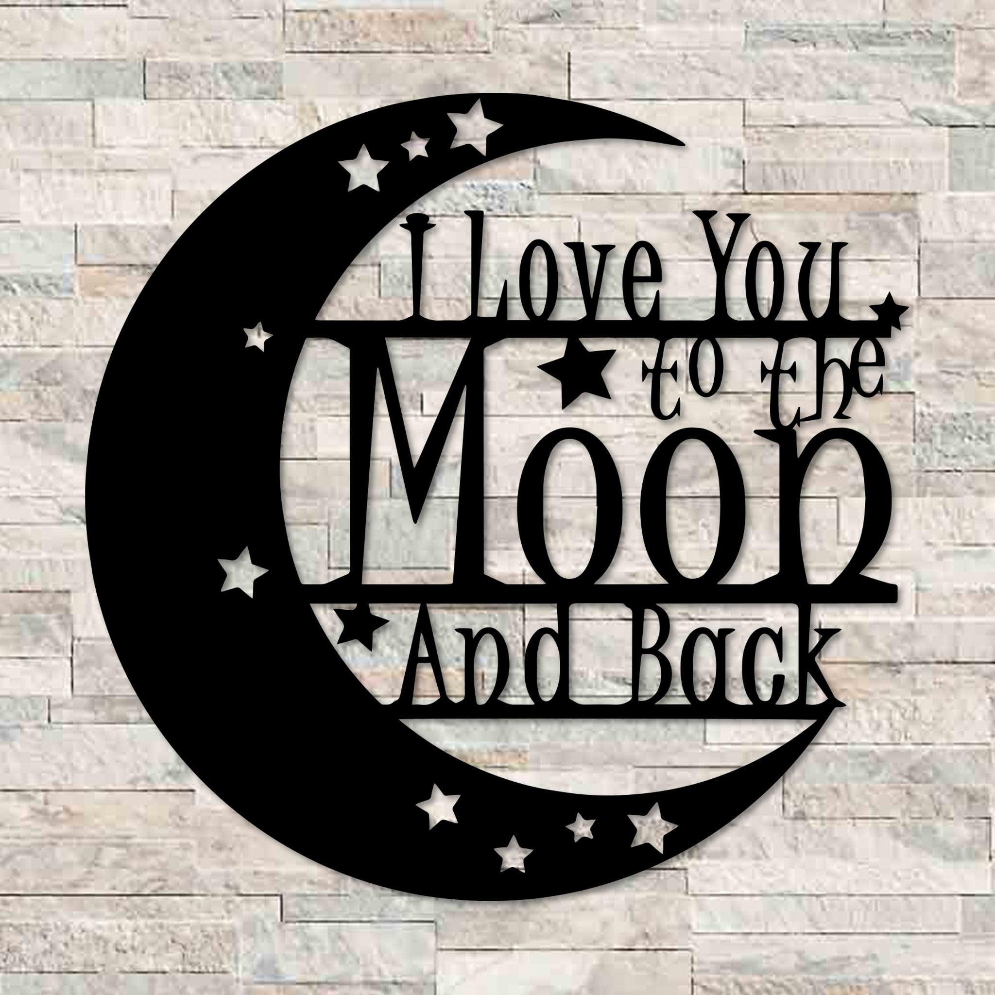 アートフレーム I LOVE YOU TO THE MOON AND BACK Amazon.com - BANBERRY DESIGNS Photo Frame I Love You To the