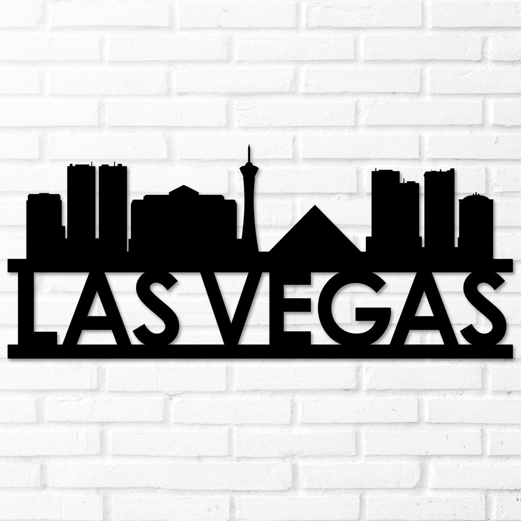 Las Vegas Skyline Metal Wall Art
