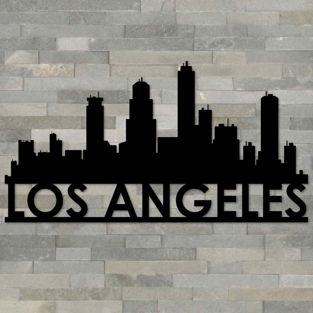 Los Angeles Skyline Metal Wall Art