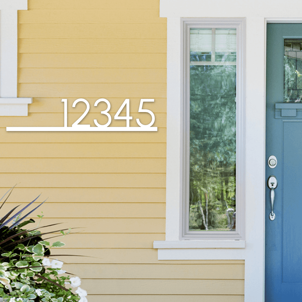 Custom Contemporary House Numbers