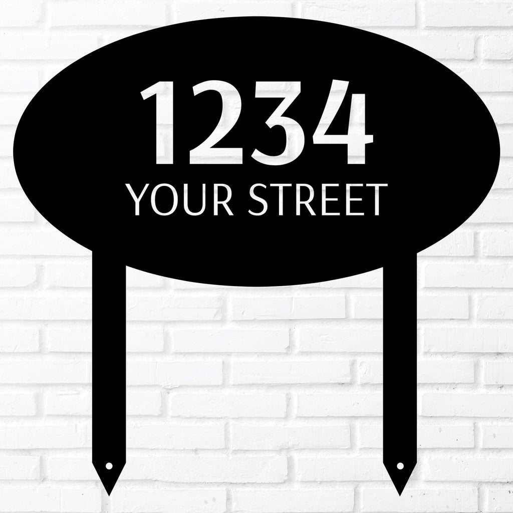 K&S Design Elements | Custom Metal Address Signs | Made in the USA | K ...